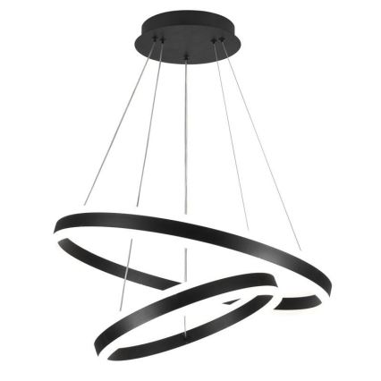 LED dimmbare Hängeleuchte an Seil LED/135W/230V 3000-6500K Ø 60 cm + Fernbedienung