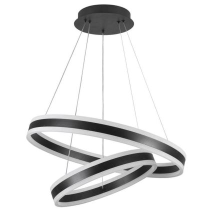 LED dimmbare Hängeleuchte an Seil LED/135W/230V 3000-6500K Ø 60 cm + Fernbedienung