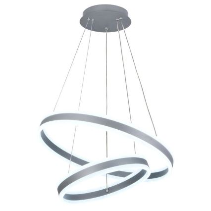 LED dimmbare Hängeleuchte an Seil LED/135W/230V 3000-6500K Ø 60 cm + Fernbedienung