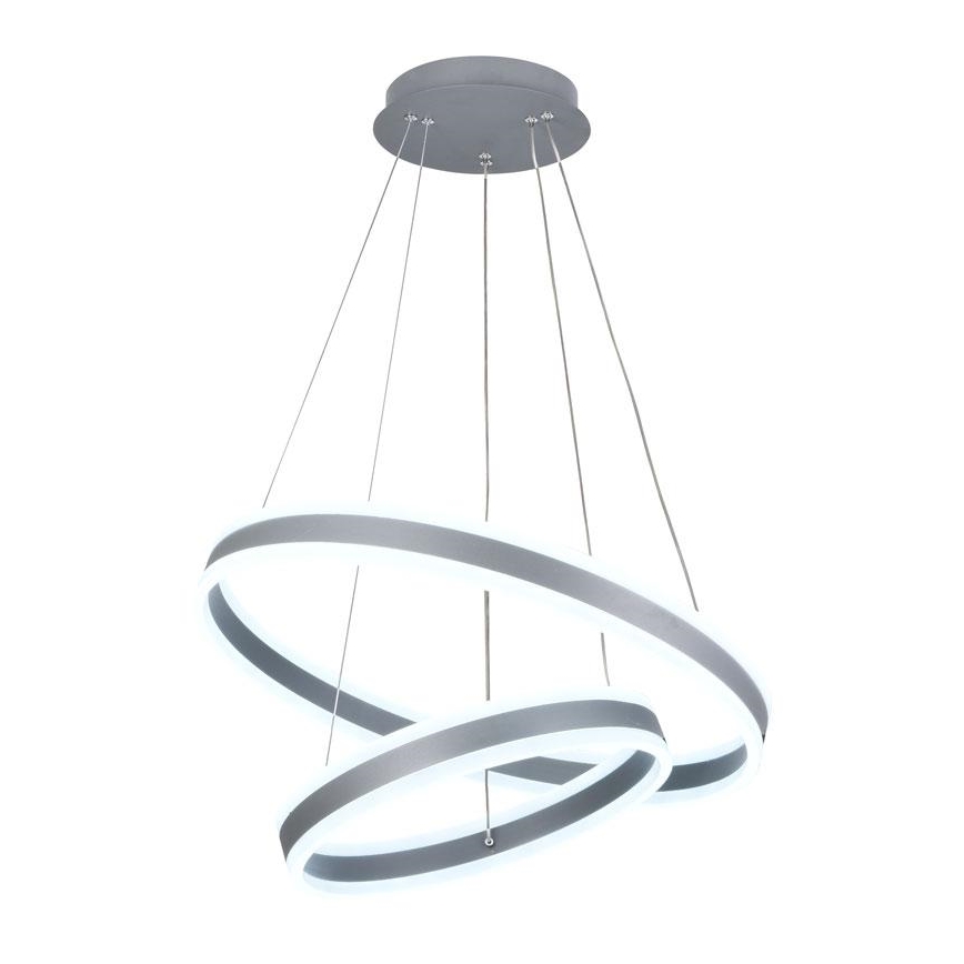 LED dimmbare Hängeleuchte an Seil LED/135W/230V 3000-6500K Ø 60 cm + Fernbedienung