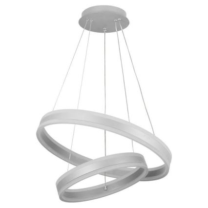 LED dimmbare Hängeleuchte an Seil LED/135W/230V 3000-6500K Ø 60 cm + Fernbedienung