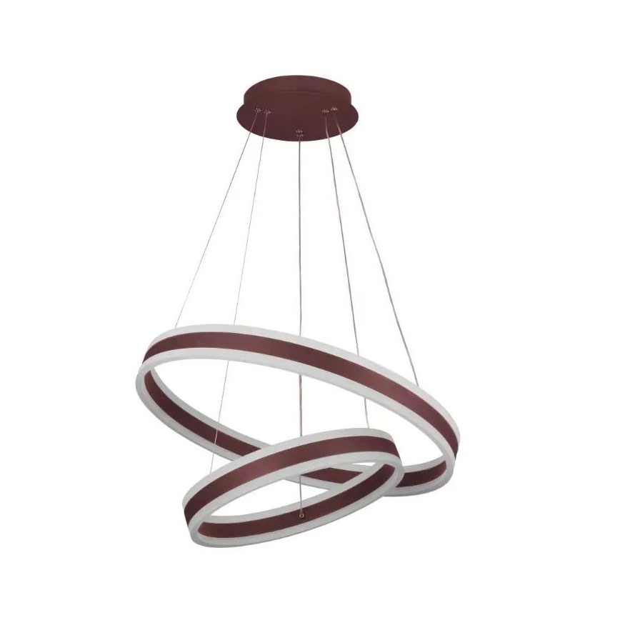 LED dimmbare Hängeleuchte an Seil LED/135W/230V 3000-6500K Ø 60 cm + Fernbedienung