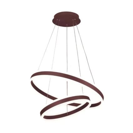 LED dimmbare Hängeleuchte an Seil LED/135W/230V 3000-6500K Ø 60 cm + Fernbedienung