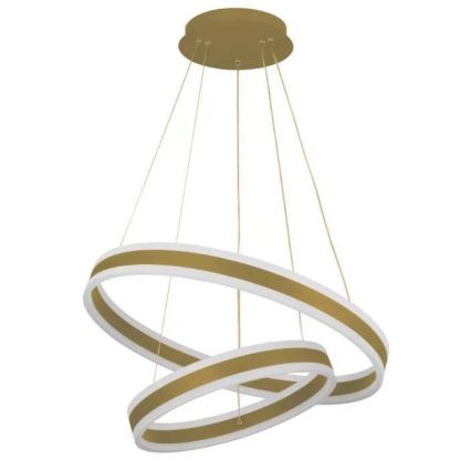 LED dimmbare Hängeleuchte an Seil LED/135W/230V 3000-6500K Ø 60 cm + Fernbedienung