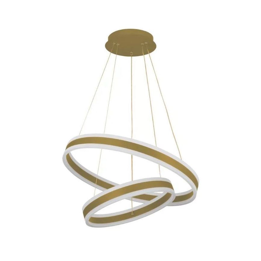 LED dimmbare Hängeleuchte an Seil LED/135W/230V 3000-6500K Ø 60 cm + Fernbedienung