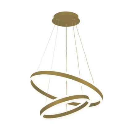 LED dimmbare Hängeleuchte an Seil LED/135W/230V 3000-6500K Ø 60 cm + Fernbedienung