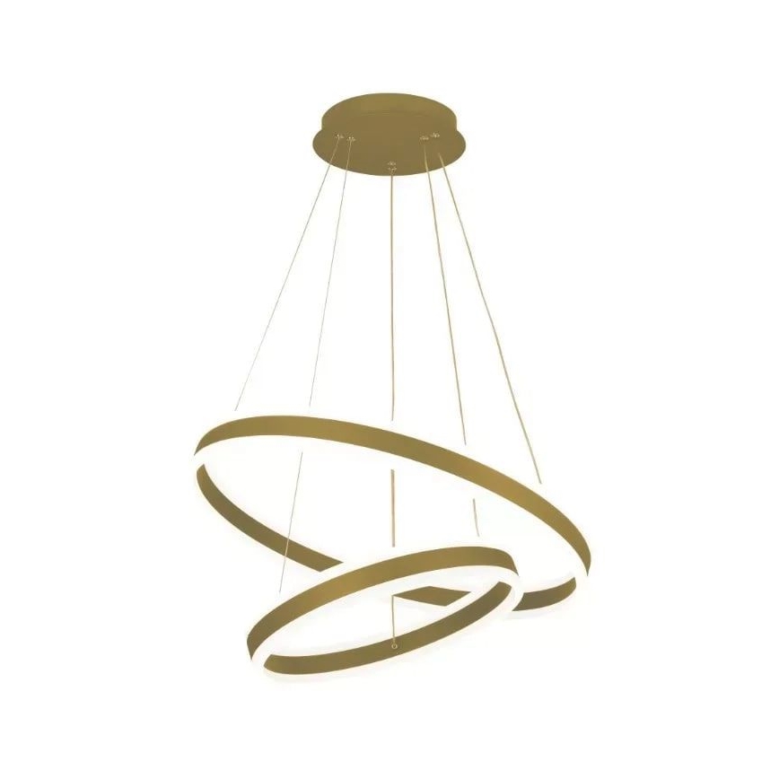 LED dimmbare Hängeleuchte an Seil LED/135W/230V 3000-6500K Ø 60 cm + Fernbedienung