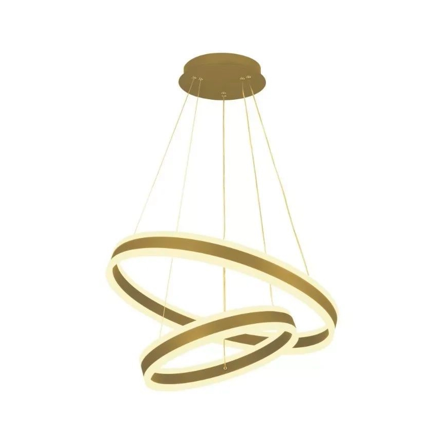 LED dimmbare Hängeleuchte an Seil LED/135W/230V 3000-6500K Ø 60 cm + Fernbedienung