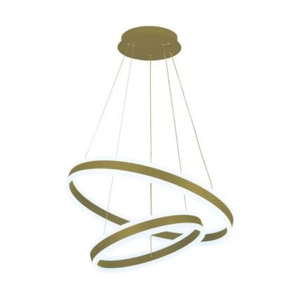 LED dimmbare Hängeleuchte an Seil LED/135W/230V 3000-6500K Ø 60 cm + Fernbedienung