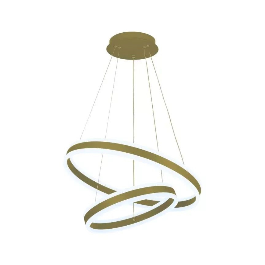 LED dimmbare Hängeleuchte an Seil LED/135W/230V 3000-6500K Ø 60 cm + Fernbedienung