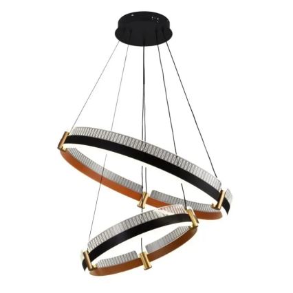 LED dimmbare Hängeleuchte an Seil LED/140W/230V 3000-6500K Ø 60 cm + Fernbedienung