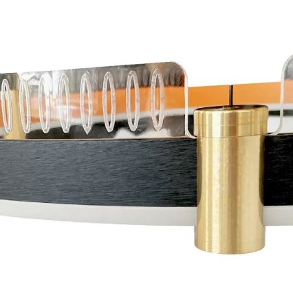 LED dimmbare Hängeleuchte an Seil LED/140W/230V 3000-6500K Ø 60 cm + Fernbedienung