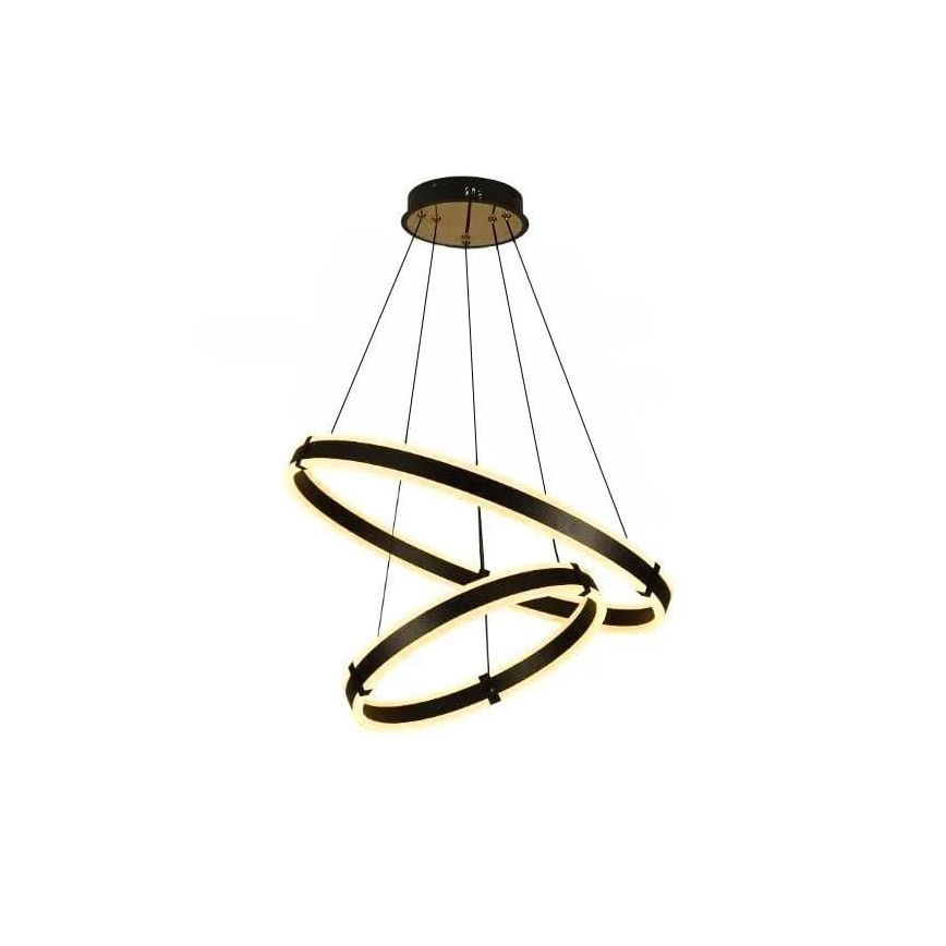 LED dimmbare Hängeleuchte an Seil LED/140W/230V 3000-6500K Ø 60 cm + Fernbedienung