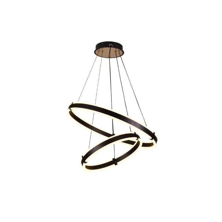 LED dimmbare Hängeleuchte an Seil LED/140W/230V 3000-6500K Ø 60 cm + Fernbedienung