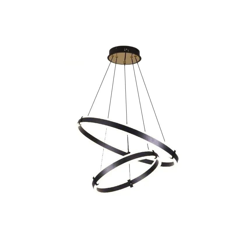 LED dimmbare Hängeleuchte an Seil LED/140W/230V 3000-6500K Ø 60 cm + Fernbedienung