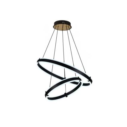 LED dimmbare Hängeleuchte an Seil LED/140W/230V 3000-6500K Ø 60 cm + Fernbedienung