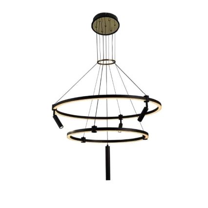 LED dimmbare Hängeleuchte an Seil LED/140W/230V 3000-6500K + Fernbedienung