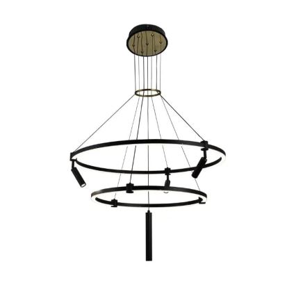 LED dimmbare Hängeleuchte an Seil LED/140W/230V 3000-6500K + Fernbedienung