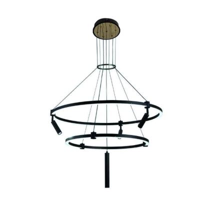 LED dimmbare Hängeleuchte an Seil LED/140W/230V 3000-6500K + Fernbedienung