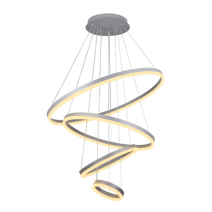 LED dimmbare Hängeleuchte an Seil LED/165W/230V 3000-6500K Ø 80 cm + Fernbedienung