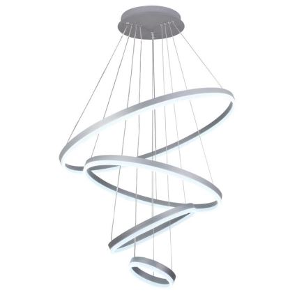 LED dimmbare Hängeleuchte an Seil LED/165W/230V 3000-6500K Ø 80 cm + Fernbedienung