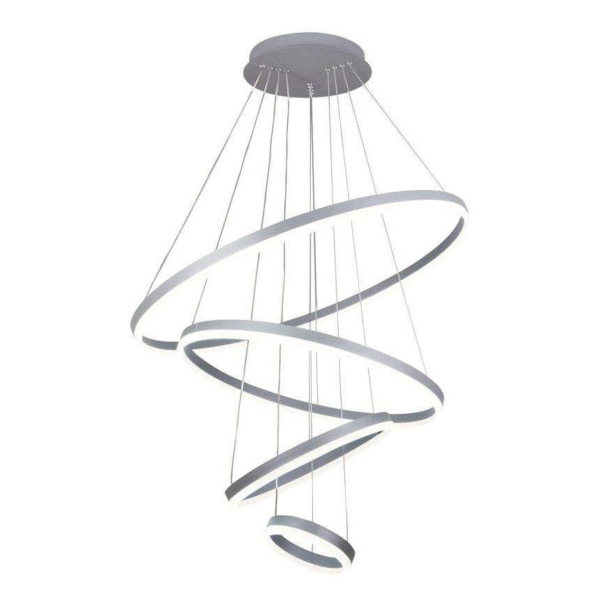 LED dimmbare Hängeleuchte an Seil LED/165W/230V 3000-6500K Ø 80 cm + Fernbedienung