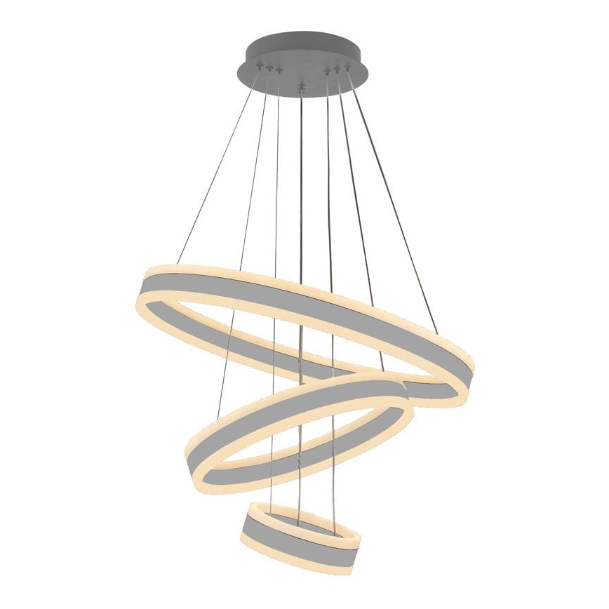 LED dimmbare Hängeleuchte an Seil LED/165W/230V 3000-6500K Ø 60 cm + Fernbedienung