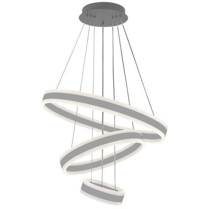 LED dimmbare Hängeleuchte an Seil LED/165W/230V 3000-6500K Ø 60 cm + Fernbedienung