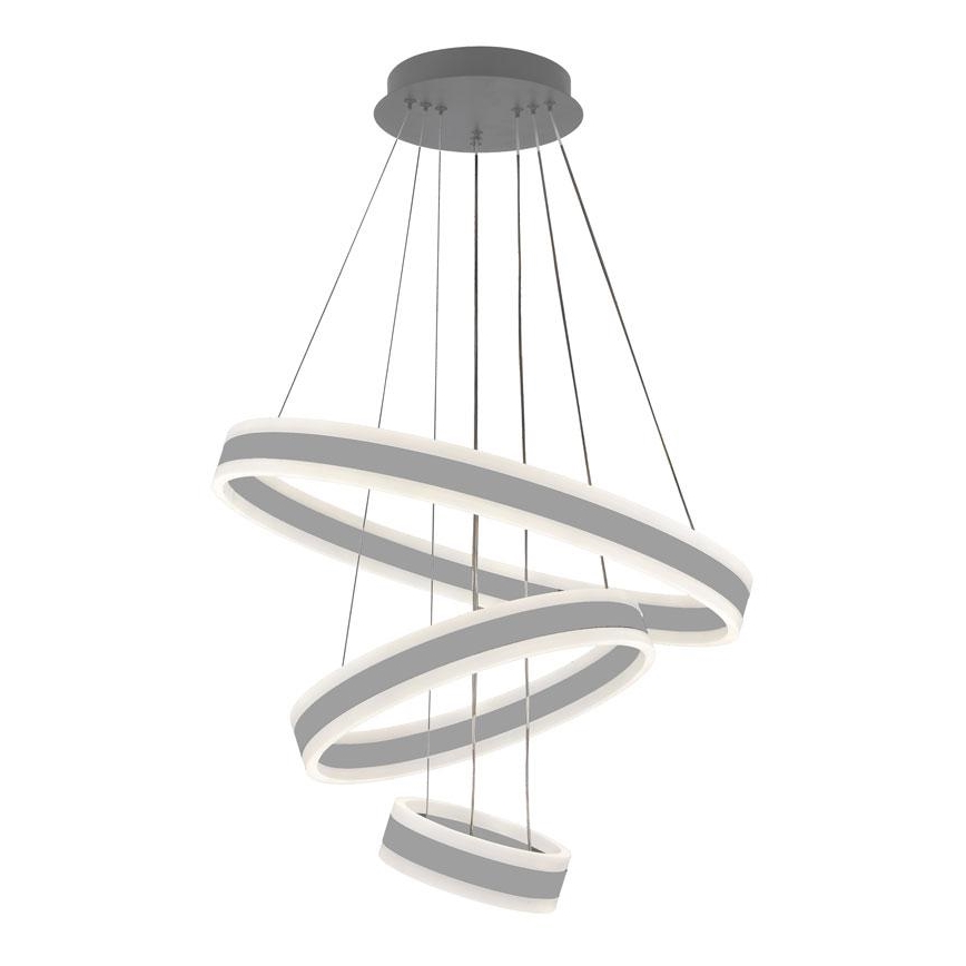 LED dimmbare Hängeleuchte an Seil LED/165W/230V 3000-6500K Ø 60 cm + Fernbedienung