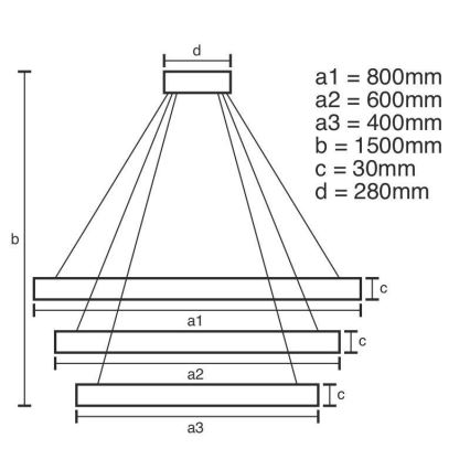 LED dimmbarer Kristall-Kronleuchter an Kabel LED/210W/230V 3000-6500K Silber + Fernbedienung