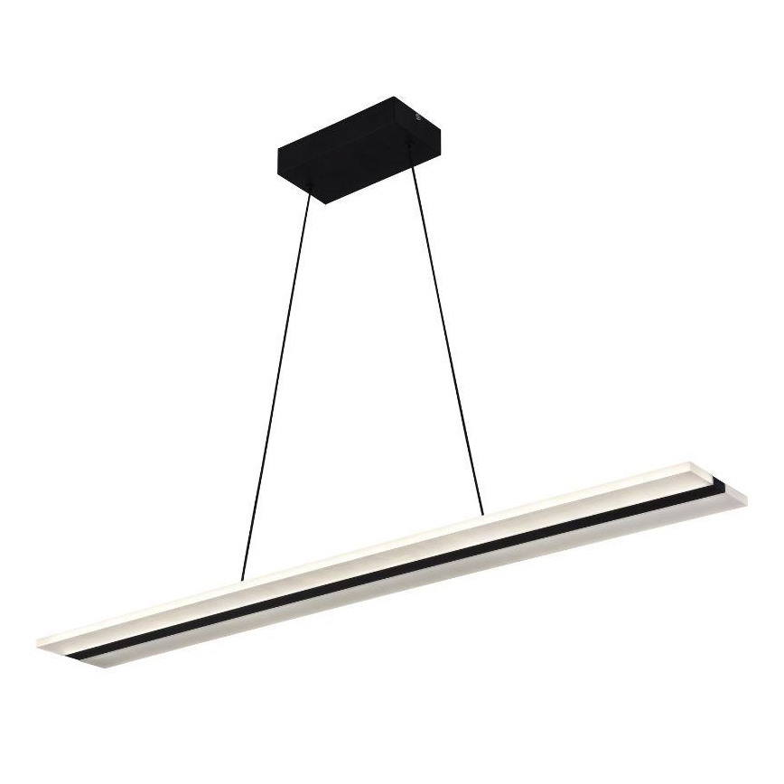 LED dimmbare Hängeleuchte an Kabel LED/40W/230V 3000-6500K schwarz + Fernbedienung