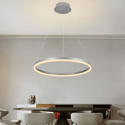 LED dimmbare Hängeleuchte an Kabel LED/42W/230V 3000-6500K Ø 60 cm + Fernbedienung