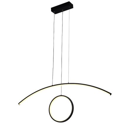 LED dimmbare Hängeleuchte an Seil LED/55W/230V 3000-6500K + Fernbedienung