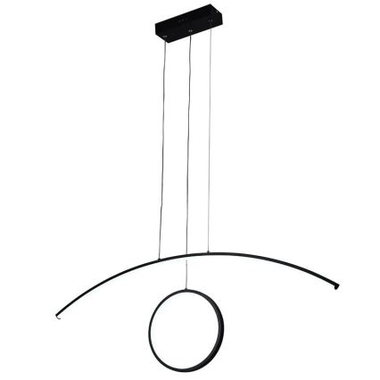 LED dimmbare Hängeleuchte an Seil LED/55W/230V 3000-6500K + Fernbedienung