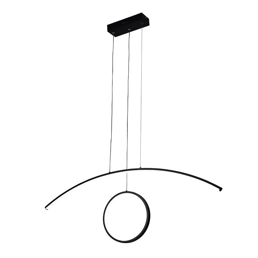 LED dimmbare Hängeleuchte an Seil LED/55W/230V 3000-6500K + Fernbedienung