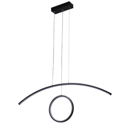 LED dimmbare Hängeleuchte an Seil LED/55W/230V 3000-6500K + Fernbedienung