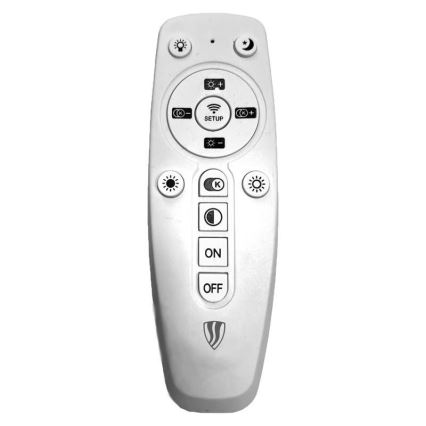 LED dimmbare Hängeleuchte an Seil LED/55W/230V 3000-6500K + Fernbedienung