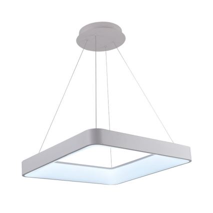 LED dimmbare Hängeleuchte an Seil LED/55W/230V 3000-6500K Weiß + Fernbedienung