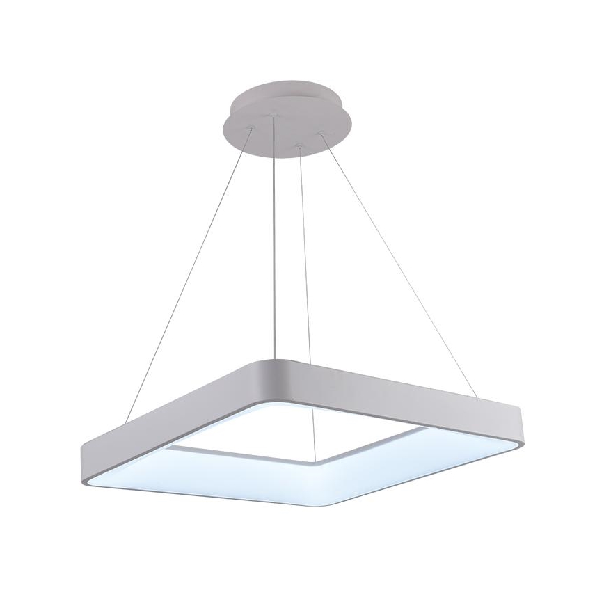 LED dimmbare Hängeleuchte an Seil LED/55W/230V 3000-6500K Weiß + Fernbedienung