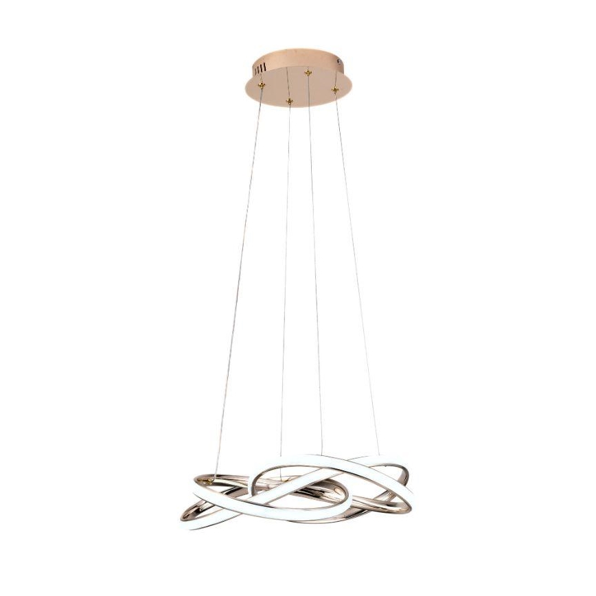 LED dimmbare Hängeleuchte an Seil LED/65W/230V 3000-6500K Ø 48 cm goldfarben + Fernbedienung