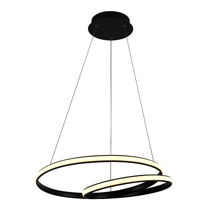 LED dimmbare Hängeleuchte an Seil LED/65W/230V 3000-6500K Ø 56 cm + Fernbedienung