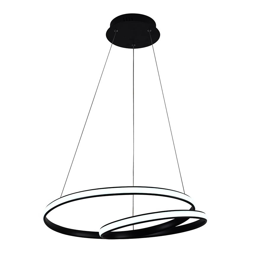 LED dimmbare Hängeleuchte an Seil LED/65W/230V 3000-6500K Ø 56 cm + Fernbedienung