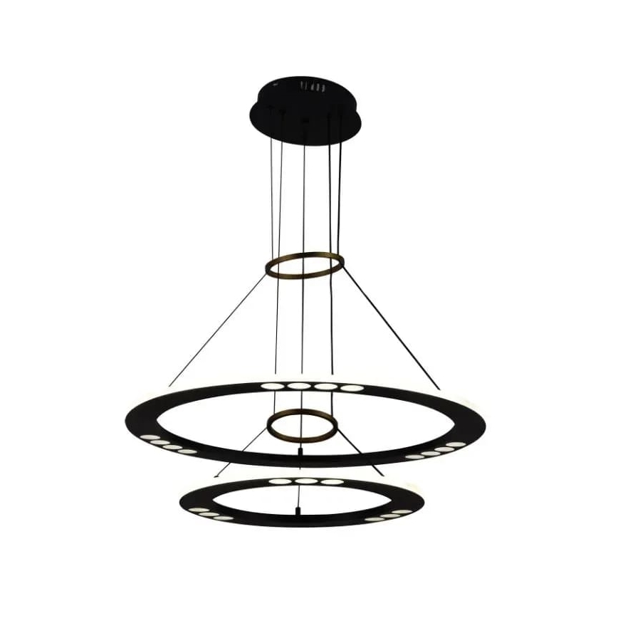 LED dimmbare Hängeleuchte an Kabel LED/65W/230V 3000-6500K + Fernbedienung