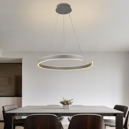 LED dimmbare Hängeleuchte an Kabel LED/70W/230V 3000-6500K Ø 60 cm + Fernbedienung