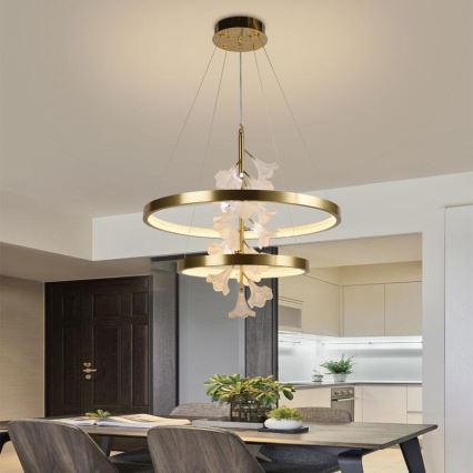 LED dimmbare Hängeleuchte an Kabel LED/70W/230V 3000-6500K + Fernbedienung