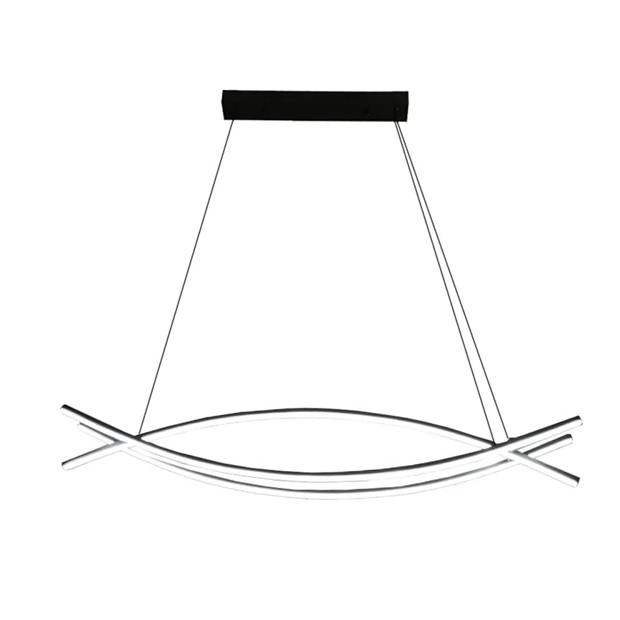 LED dimmbare Hängeleuchte an Kabel LED/70W/230V 3000-6500K + Fernbedienung