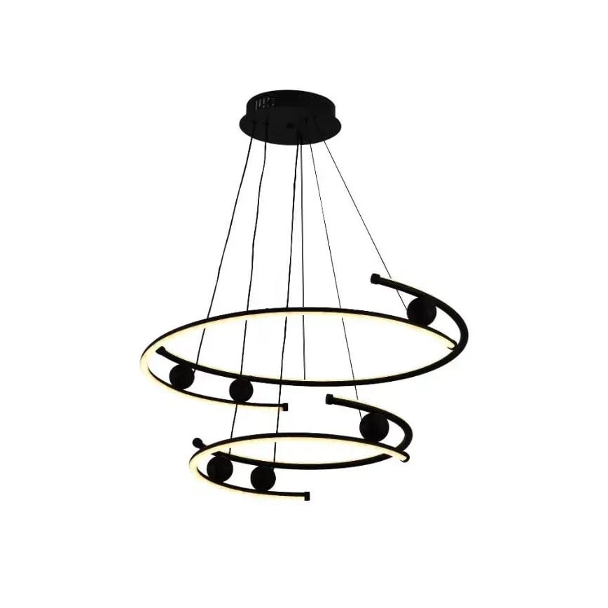 LED dimmbare Hängeleuchte an Kabel LED/80W/230V 3000-6500K Ø 60 cm + Fernbedienung