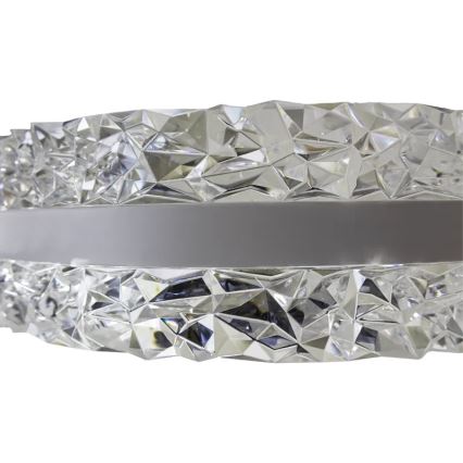 LED dimmbarer Kristall-Kronleuchter an Kabel LED/80W/230V 3000-6500K Weiß + Fernbedienung