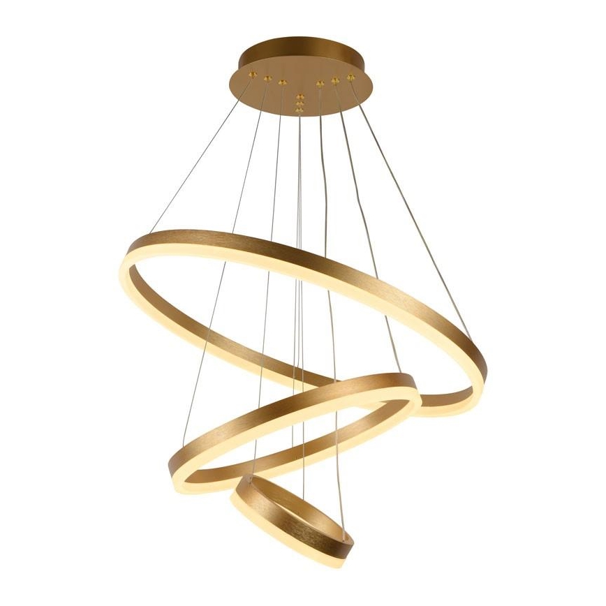 LED dimmbare Hängeleuchte an Kabel LED/85W/230V 3000-6500K Ø 60 cm + Fernbedienung