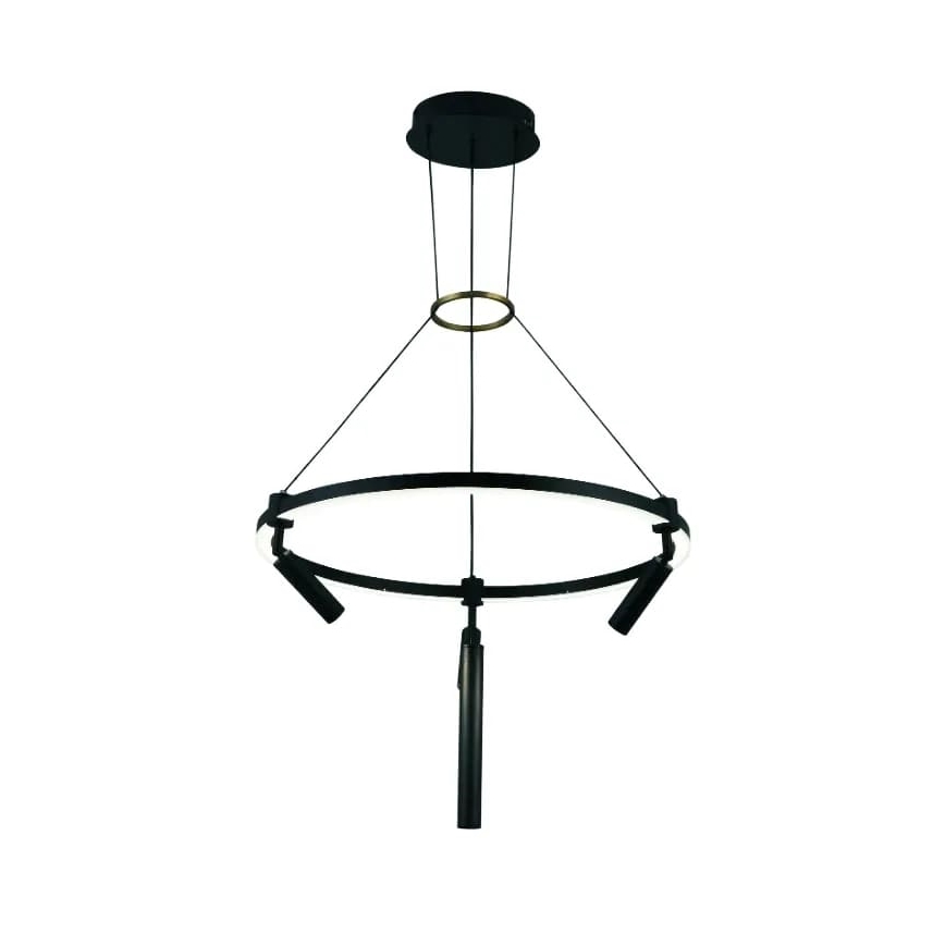 LED dimmbare Hängeleuchte an Kabel LED/85W/230V 3000-6500K + Fernbedienung